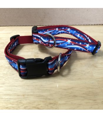 Stars and Stripes Versatile Dog Collar